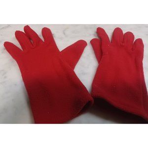 Women's winter Gloves Cloth Red One Size 100% Polyester